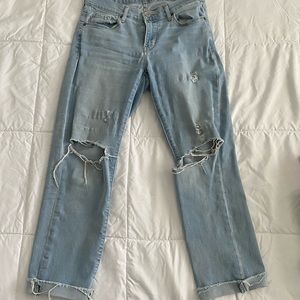 Levi’s Distressed Curvy Boyfriend Jeans